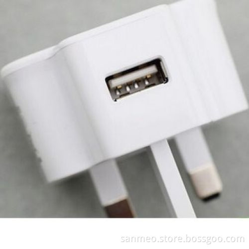 UK Travel Wall Charger Adapter for Samsung N7000 Galaxy Note i9220 i9228, Can Split, 1A/2A